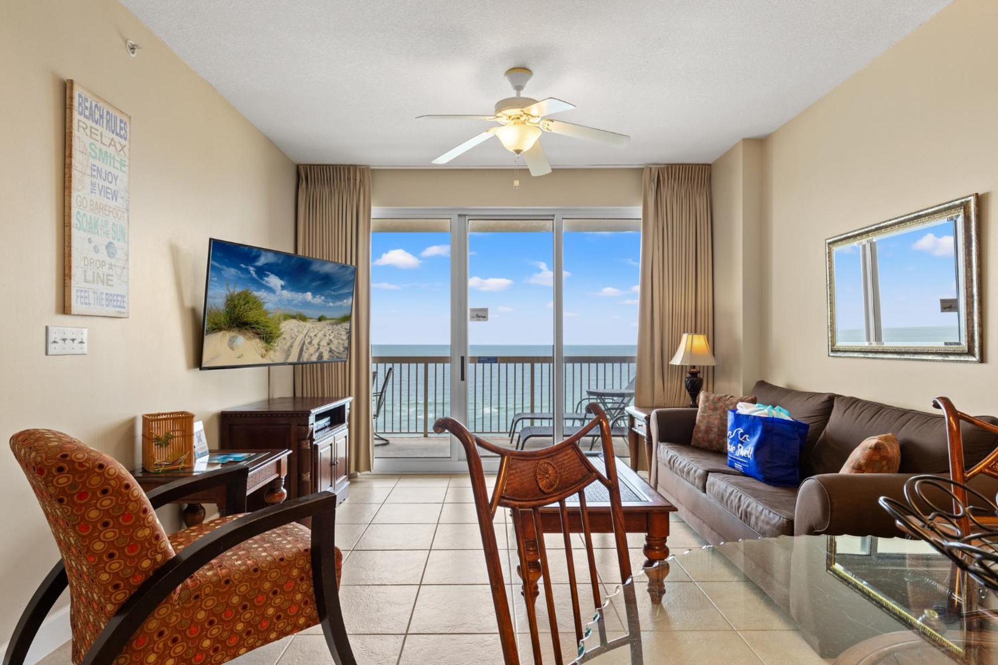 Gulf Front Master Br In Sunrise Beach With Amazing Views! Sleeps 7! Panama City Beach Exterior photo