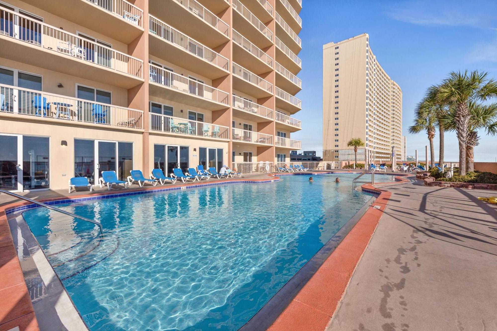 Gulf Front Master Br In Sunrise Beach With Amazing Views! Sleeps 7! Panama City Beach Exterior photo