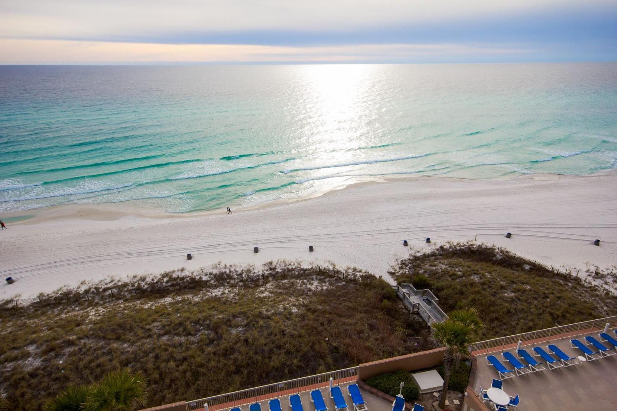 Gulf Front Master Br In Sunrise Beach With Amazing Views! Sleeps 7! Panama City Beach Exterior photo