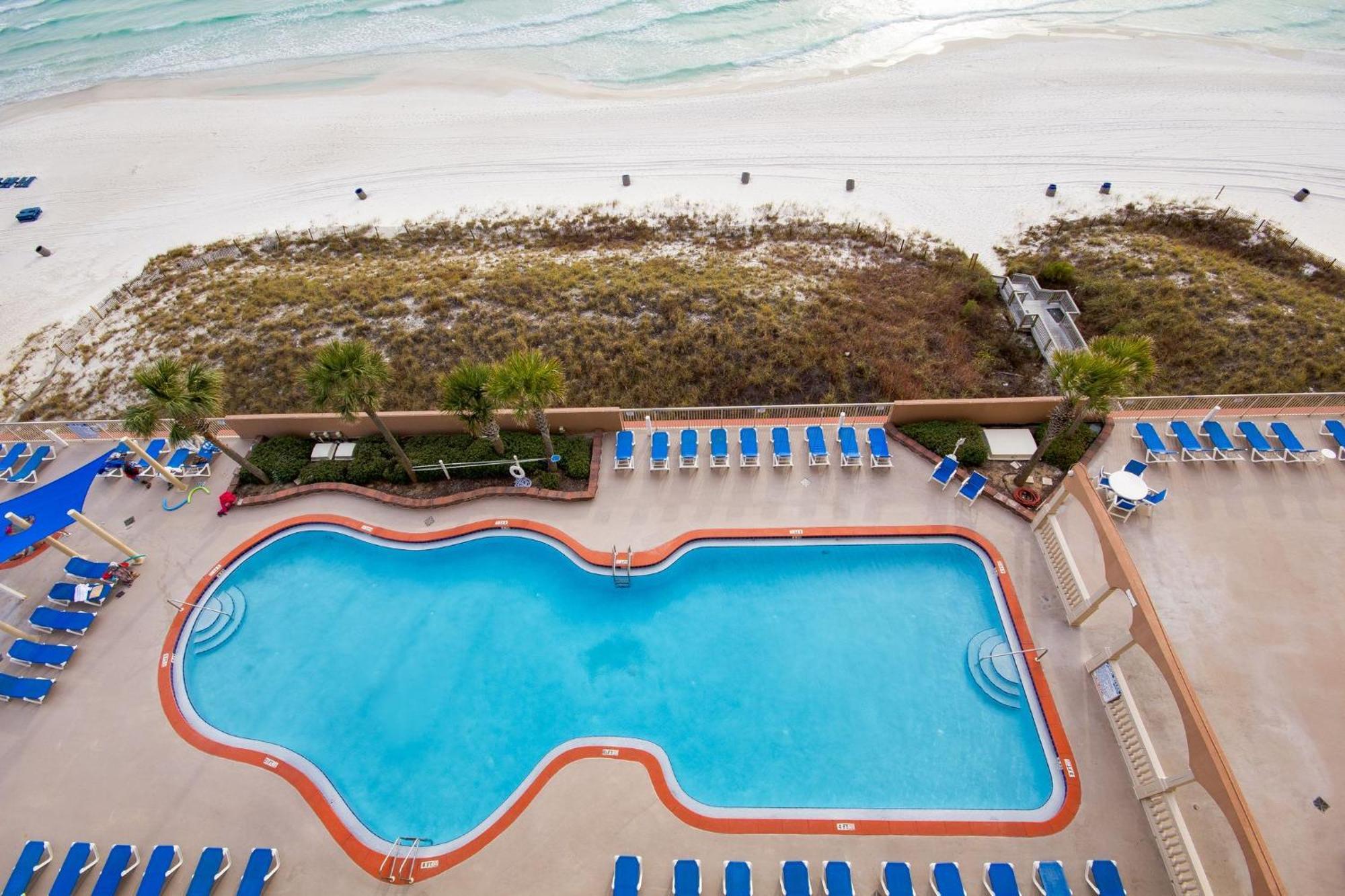 Gulf Front Master Br In Sunrise Beach With Amazing Views! Sleeps 7! Panama City Beach Exterior photo