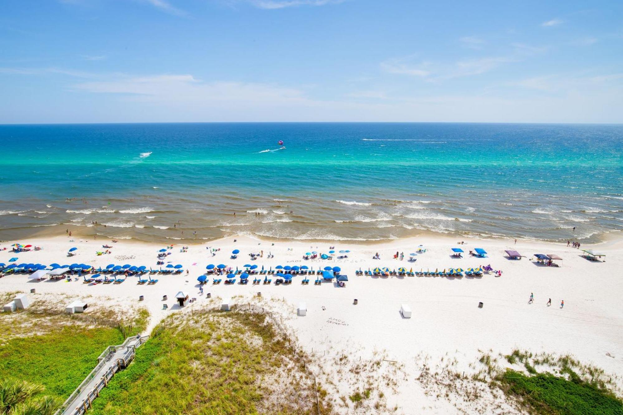 Gulf Front Master Br In Sunrise Beach With Amazing Views! Sleeps 7! Panama City Beach Exterior photo